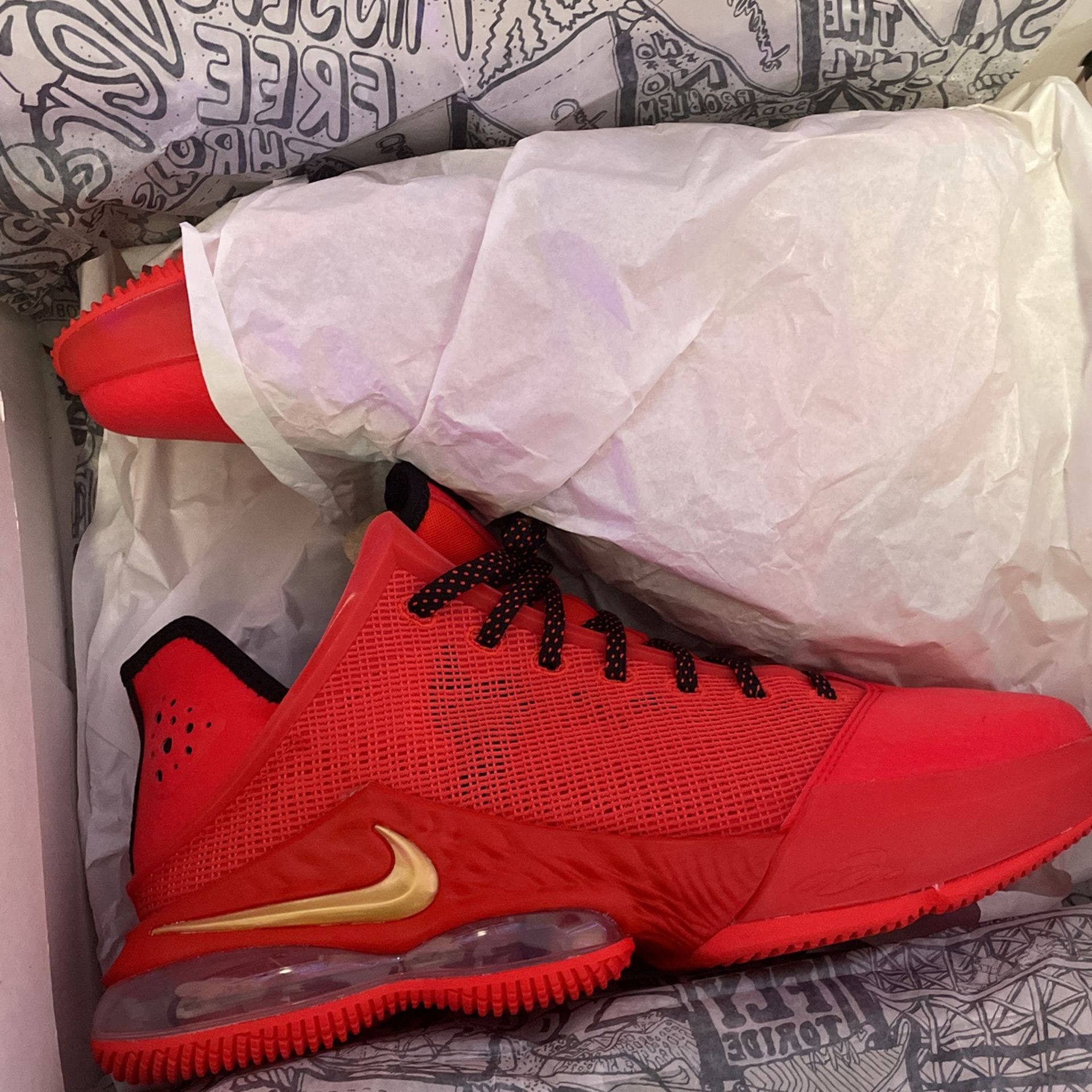 Red Nike LeBron 11.5