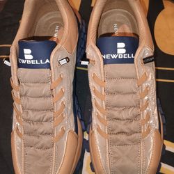 NEWBELLA Air Men's Low Top Elasticated Breathable Sneakers Fit Slip-on Athletic Performance Walking Shoes Size 43, Brand New