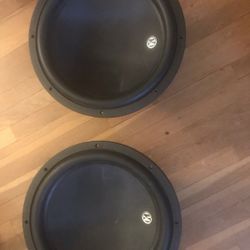 2 - 15" Memphis Mojo's dual 4ohm voice coils (PERFECT CONDITION)