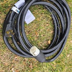 50 Amp Temp Power Generator  Cord and Outlet Box
