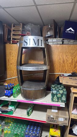 Simi Wine barrel shelves