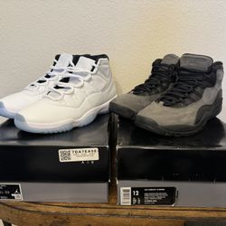 Jordan 10 And Jordan 11 Both Size 12 