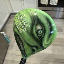Brand New GT2 Driver – 10° Loft – Stiff Shaft – Hulk Smash Wrap – No Title – Original Headcover