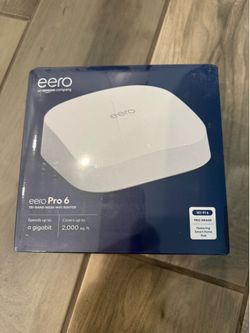 eero Pro 6E mesh wifi router - Supports internet plans up to 2.5 Gbps, Coverage up to 2,000 sq. ft