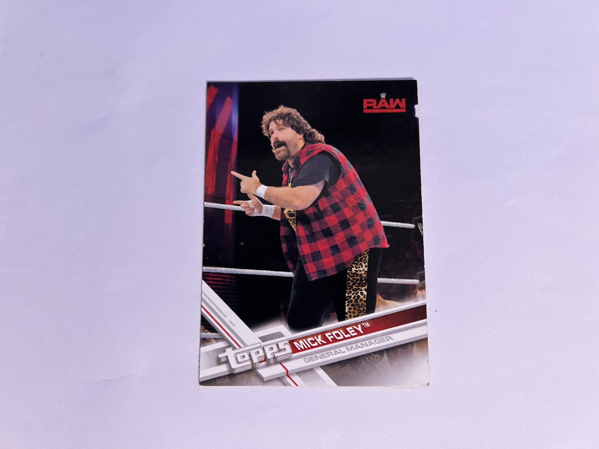 2017 MICK FOLEY WWE TOPPS