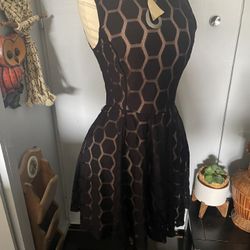 As you Wish ⭐️⭐️⭐️sleeveless black lace cute short sassy women’s sleeveless dress 👗 