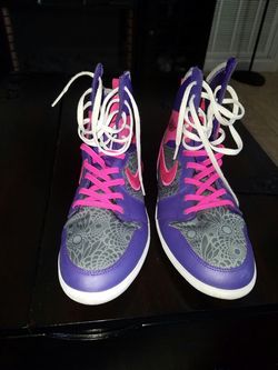 Nike basketball shoes for girl 5.5y