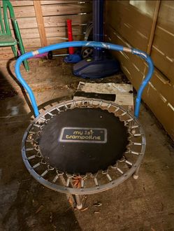 My 1st Trampoline Mini Kids Trampoline with Handle