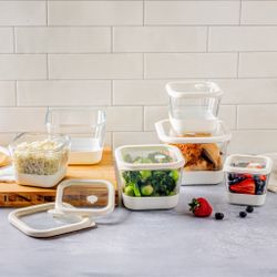 Trudeau 12-piece Glass Airtight Food Containers