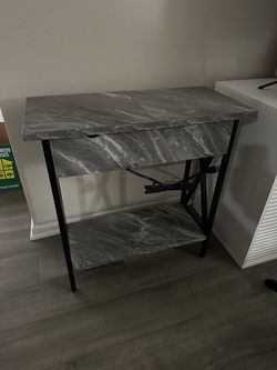 End Table with charge port