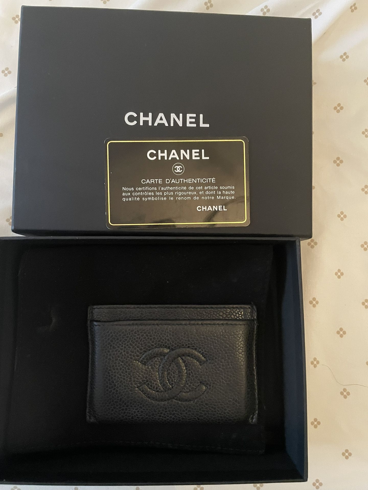 Chanel Timeless CC Card Holder Caviar