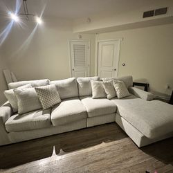 4 Piece Modular Stone Couch