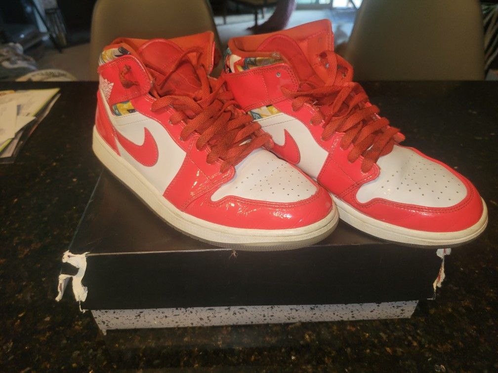 Jordan 1 mid Barcelona sweater size 11 Nike Air Jordan 1 Mid  main image 4