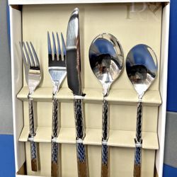 Brandani Italy Diamond Flatware Set - 20 Pieces