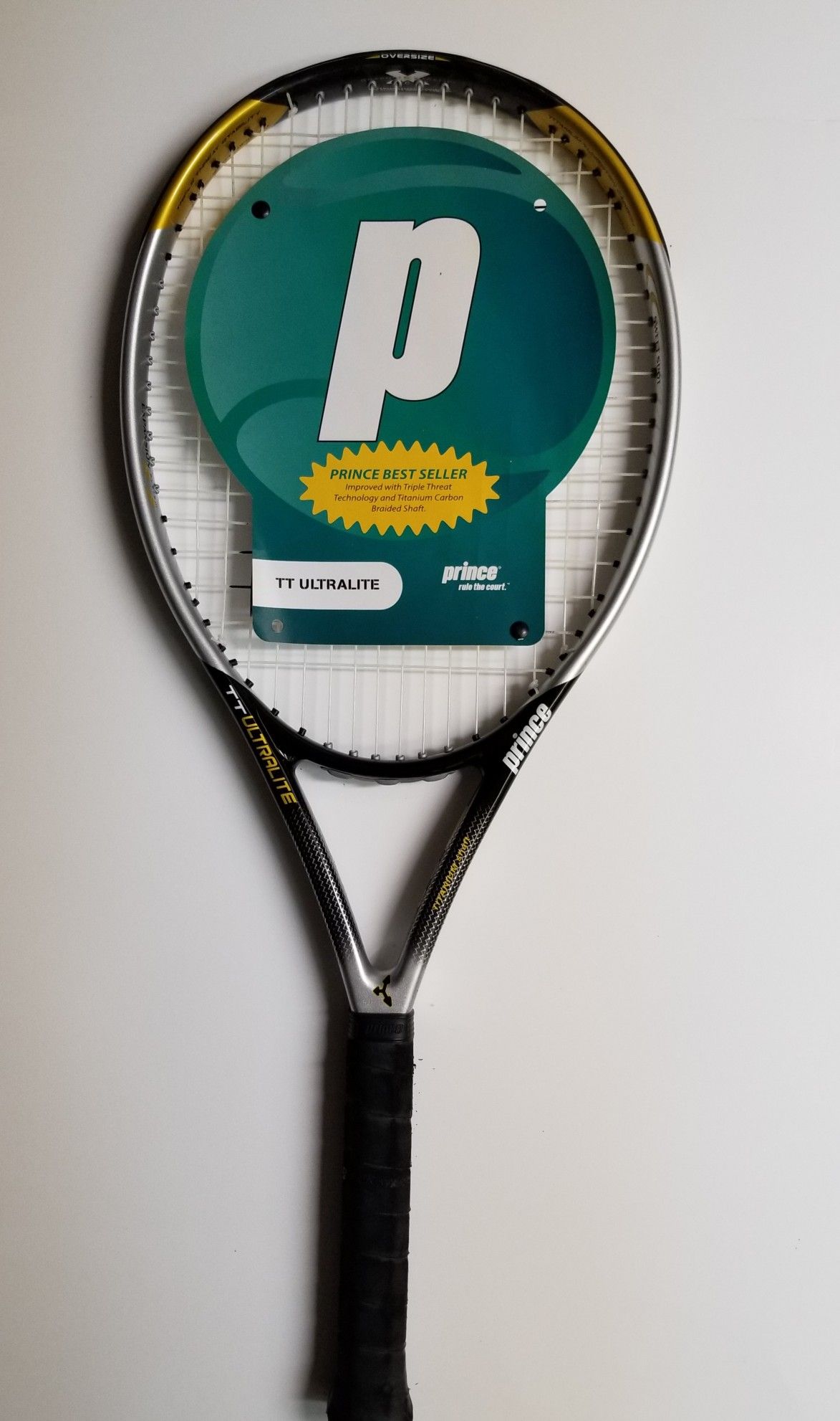 Prince Triple Threat TT Ultralite Oversize Tennis Racquet 4 3/8" Grip W/ Bag