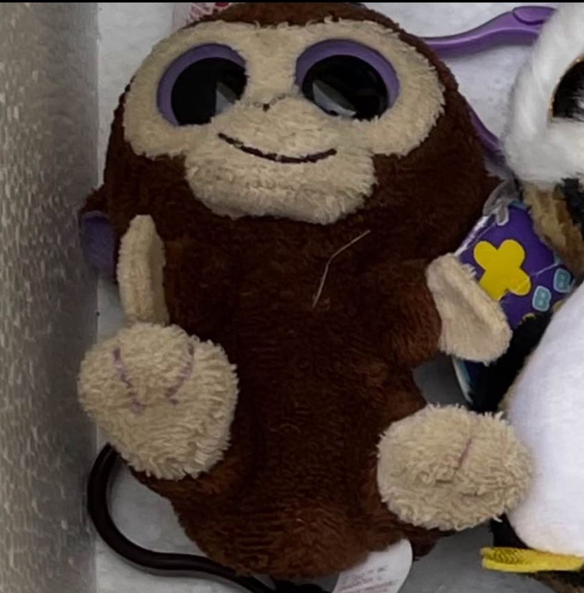 Coconut The Monkey Beanie Boo Clip