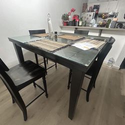 Nice Solid Table  and  King Size Mattress 