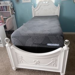 Twin Princess Bed – White