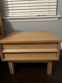 2- EQ3 Marcel Nighstand Mid Century Modern