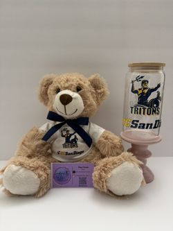 UCSD College Teddy Bear/Tumbler Gift