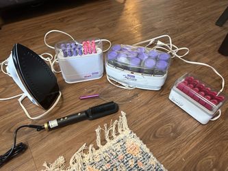 Hair tools with cloth iron