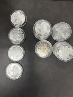 20 - 1 Oz Buffalo Round 999 Fine Silver