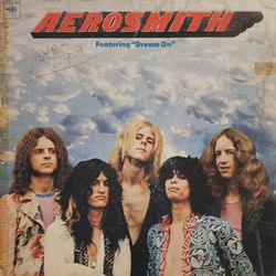 Aerosmith 1973 Vinyl Record Featuring Dream On - Orginal 