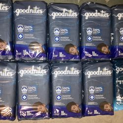 Goodnites Bedtime Pull Ups, Size L 68-98lbs