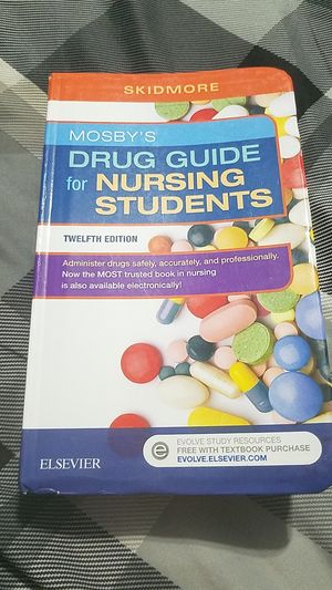 Mosby S Drug Guide For Nursing Students 12th Edition For Sale In Baldwin Park Ca Offerup