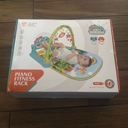 Baby Piano Fitness Musical Gym PlayMat In Pink