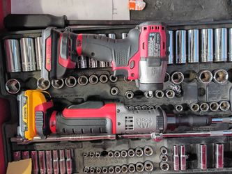 Mac Tools Socket Set with Cordless Impact Wrenches