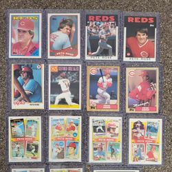 Pete Rose Card Collection 