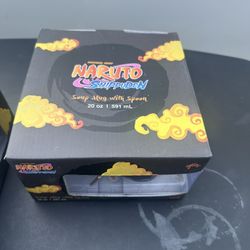 Naruto Shippuden themed soup mug and spoon set