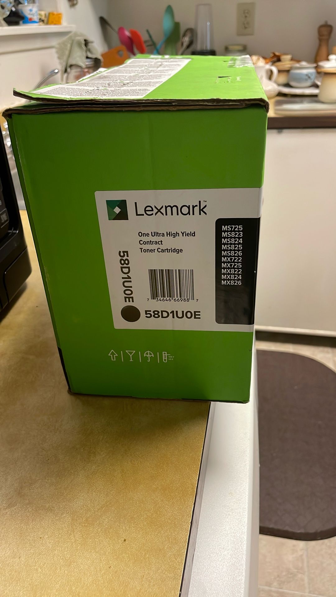Lexmark 58D1U0L Black Ultra High Yield Return Program Toner Cartridge