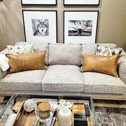 🛋️ Article 90” TIMBER Rain Cloud Gray SOFA - SALE ~30% Off