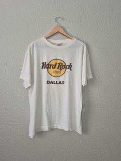 Vintage Hard Rock Cafe Dallas T Shirt Mens XL Hevy- T Single Stitch 80s