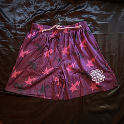 Eric Emanuel X BAPE Basic Short Mens Large Miami ‘Purple/Pink’ Basketball Lightweight
