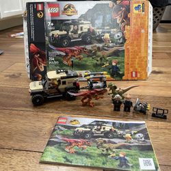 LEGO Jurassic World Pyroraptor & Dilophosaurus Transport set 76951