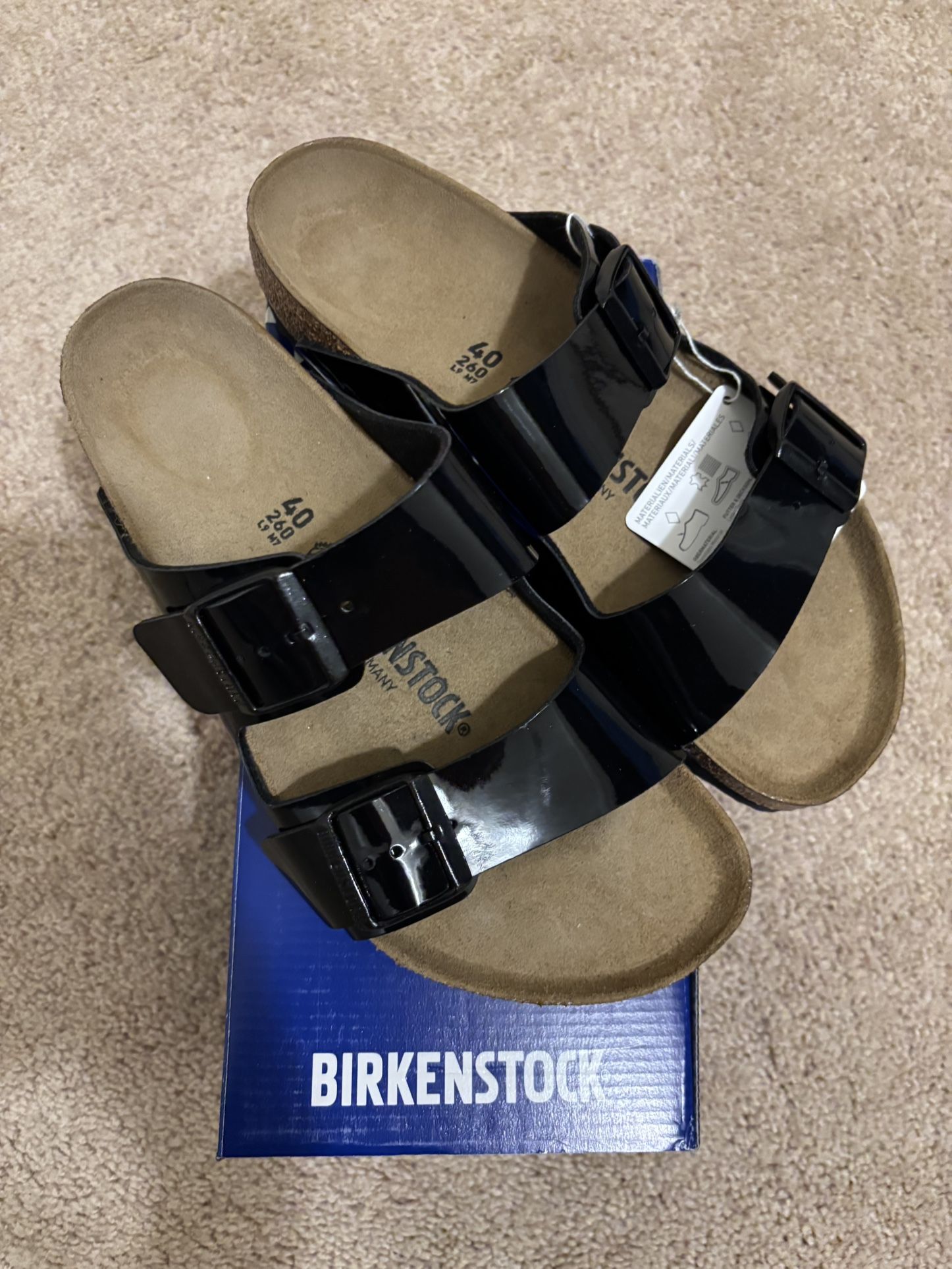 Birkenstock Birko-Flor Patent Original Footbed