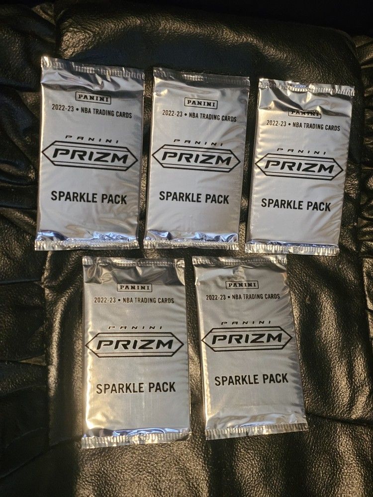 2022-23 Panini Prizm Basketball 5x Sparkle Pack! New Sealed Paolo Banchero! Jalen Williams! Chet Rc!