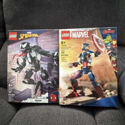 Lego Marvel Captain America and Venom bundle