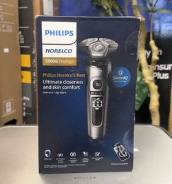 New sealed Philips Norelco - S9000 Prestige Rechargeable Wet & Dry Shaver with Precision Trimmer and Premium Case