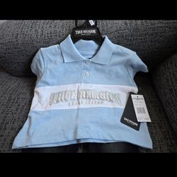 True Religion 2-Piece T-Shirt Jeans Set Outfit