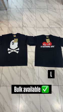 BAPE Graphic T-Shirt Black Size Large