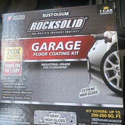 Rock Solid  GARAGE FLOOR COATING KIT INDUSTRIAL-GRADE POLYCURAMINE®