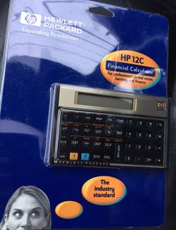 New Business Calculator Hewlett Packard 12CABA