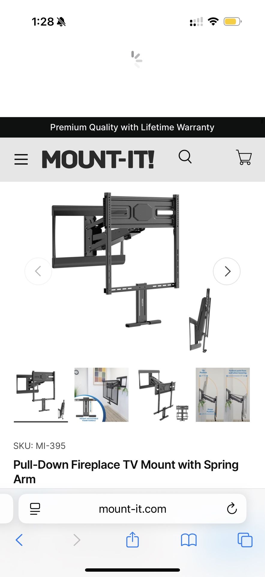 Mount-It! Full Motion TV Mount