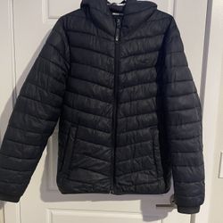 Dark Blue Hollister Puffer