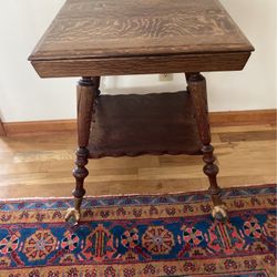 Antique Table/ Claw Feet