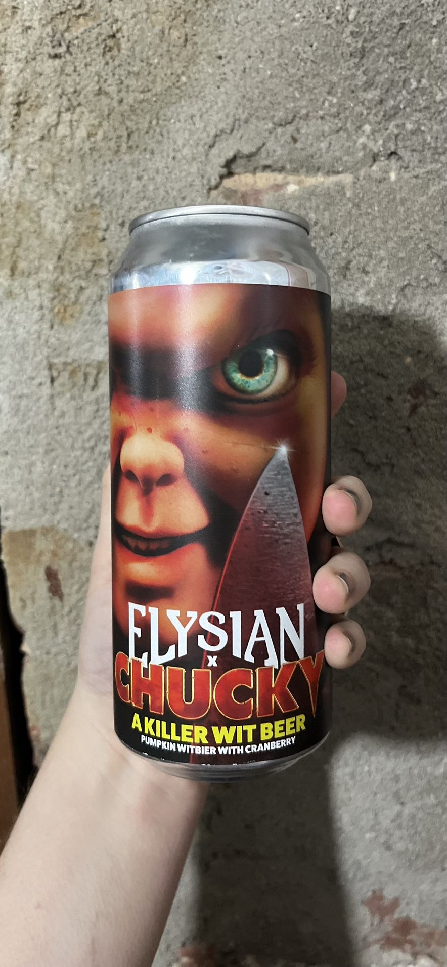 Chucky x Elysian Beer - UNOPENED Limited Edition Collectible Can